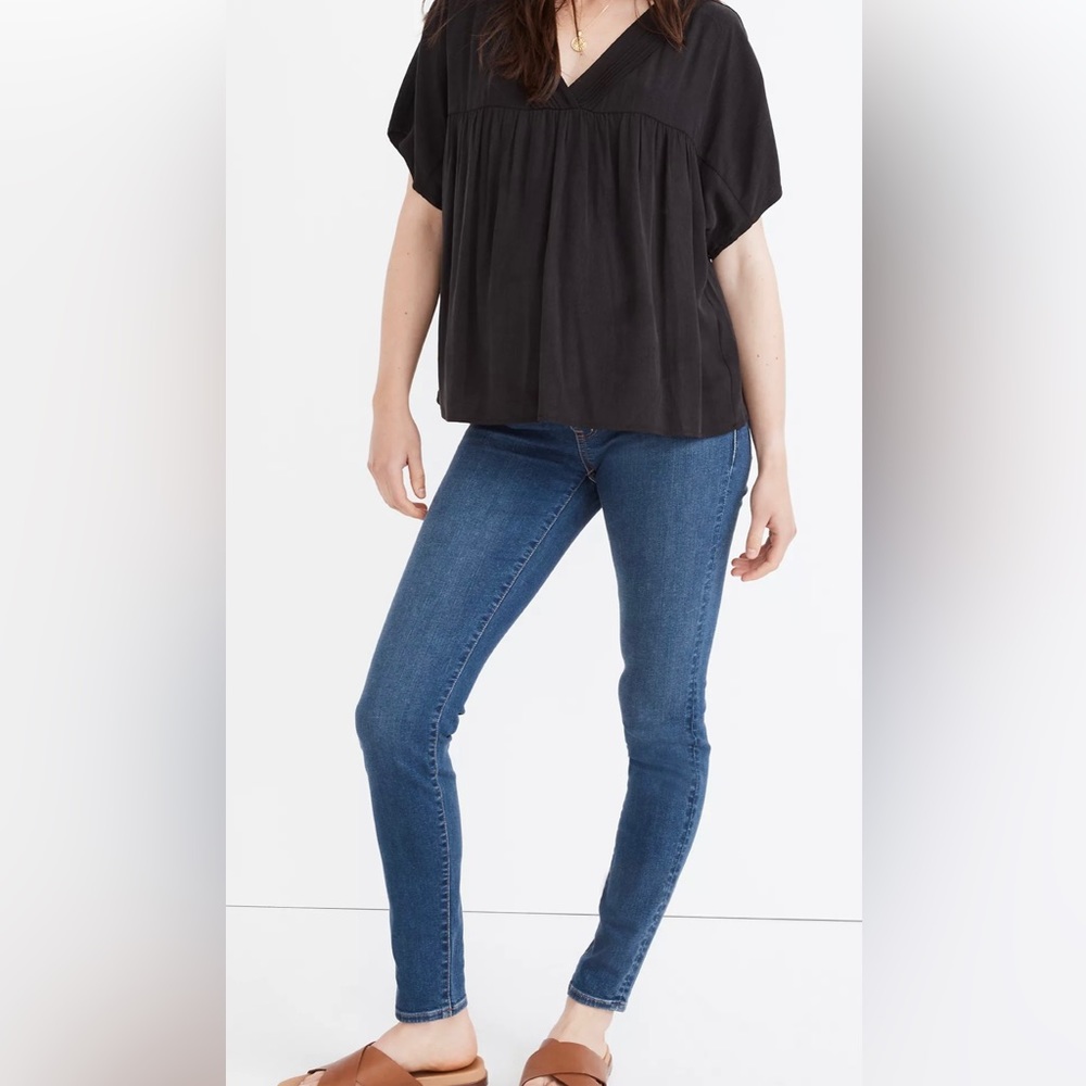 Maternity Madewell Over-the-Belly Skinny Jeans in Coronet Wash. size 29